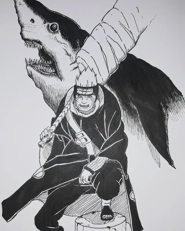 Ảnh Kisame Hoshigaki: Lạnh lùng,mạnh mẽ, đầy cuốn hút.