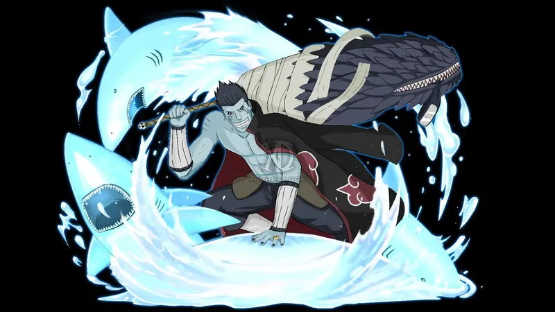 Chăm sóc ngoài tai của Kisame Hoshigaki ở thế giới Ninja.