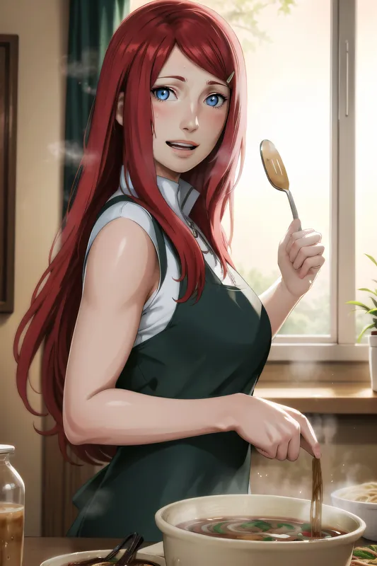 Hình ảnh đầy tự hào của Kushina Uzumaki khiến fan tan chảy