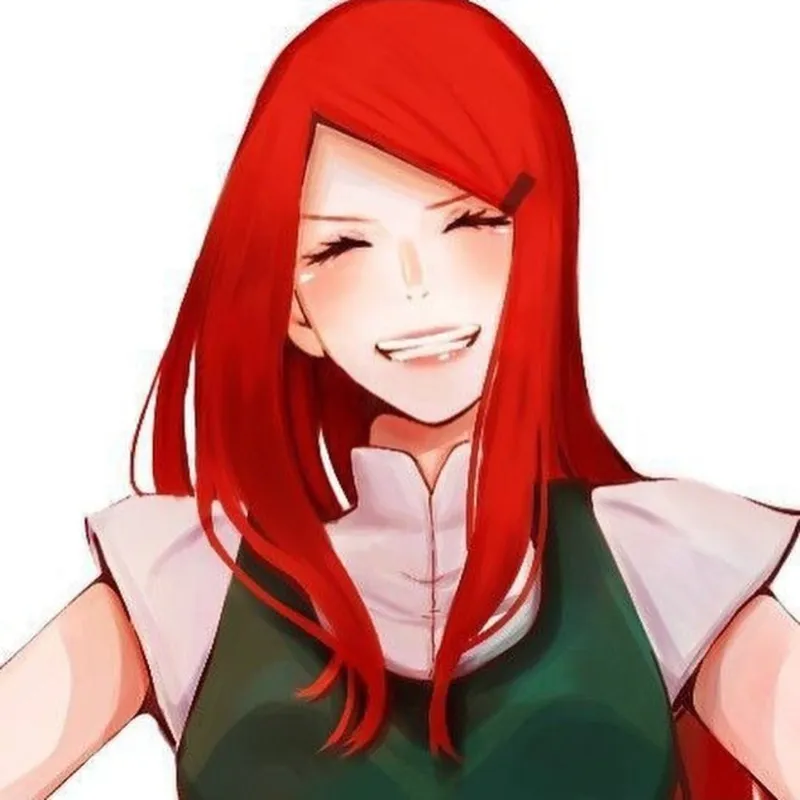 Kushina Uzumaki với ánh mắt đẹp qua bức ảnh này
