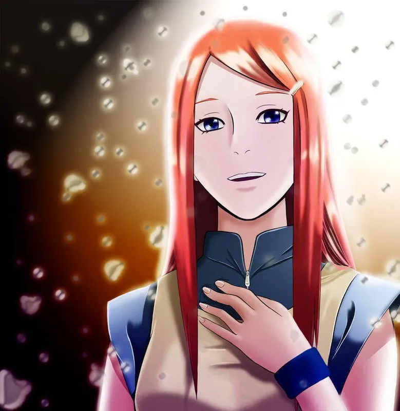 Kushina Uzumaki đẹp khí chất trong bức ảnh nổi bật cá tính