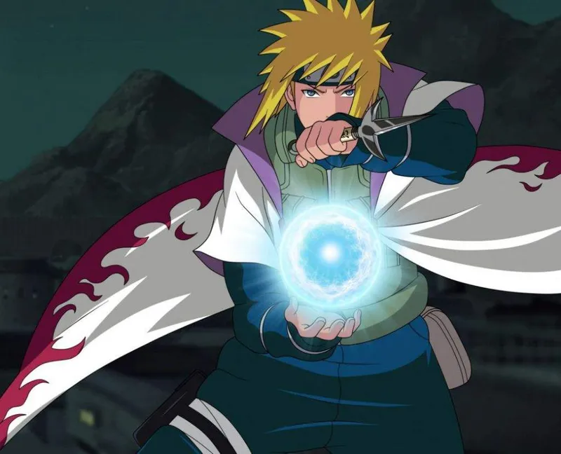 Hình ảnh Minato Namikaze được chăm chút trong từng đường nét Hình ảnh Minato Namikaze được chăm chút trong từng đường nét