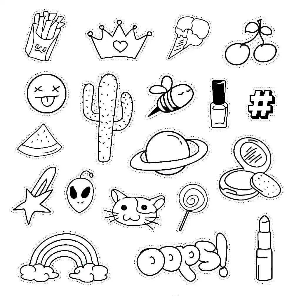 Tranh tô màu sticker cute độc quyền, tải ngay để bé yêu khám phá! Tranh tô màu sticker cute độc quyền, tải ngay để bé yêu khám phá!