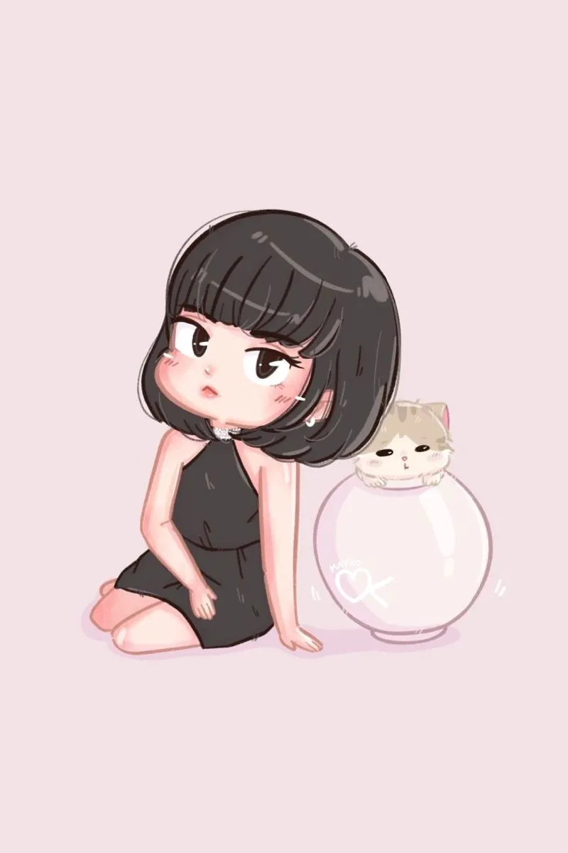 Tỏa sáng cùng ảnh Lisa chibi mang phong cách Blackpink đặc trưng. Tỏa sáng cùng ảnh Lisa chibi mang phong cách Blackpink đặc trưng.
