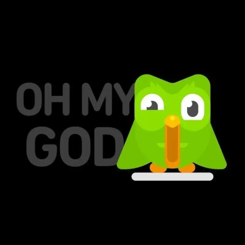 Duolingo meme ngạc nhiên hài hước
