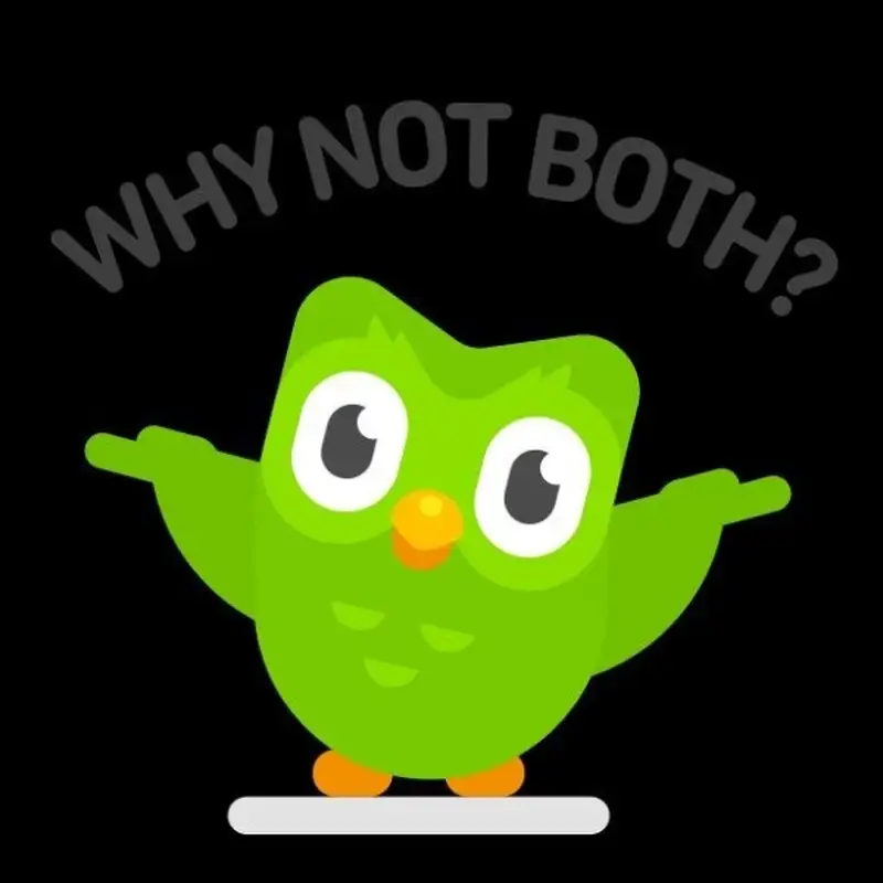 Duolingo meme thắc mắc