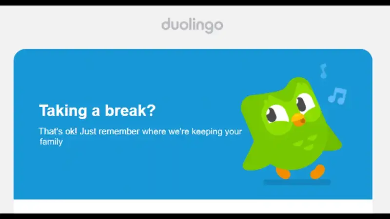 Duolingo meme nghỉ ngơi