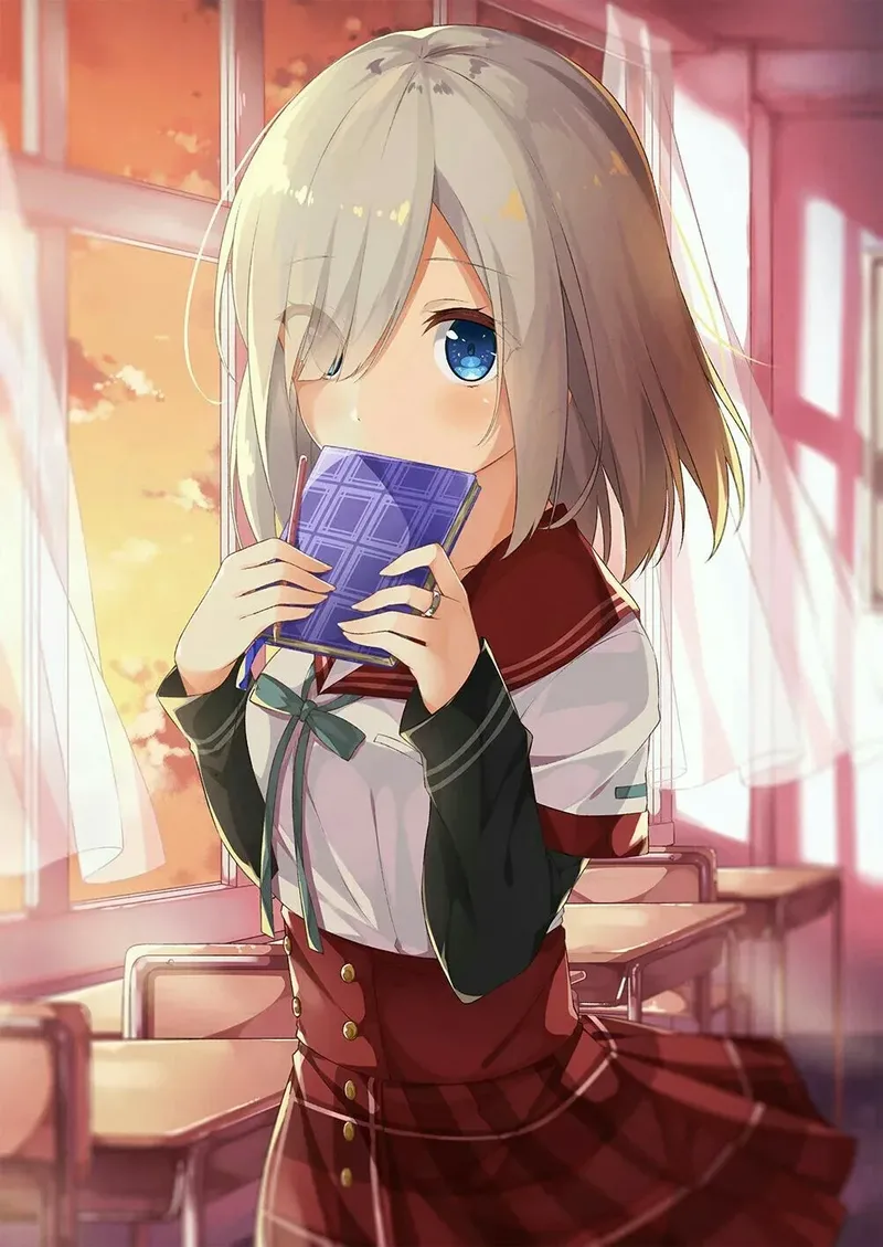 Ảnh gái cute anime với màu sắc tươi sáng Ảnh gái cute anime với màu sắc tươi sáng
