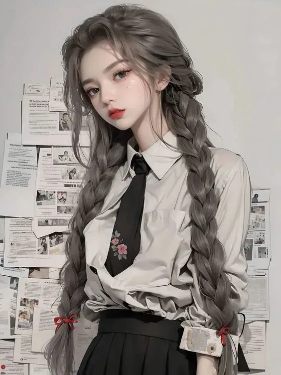 Ảnh gái cute anime với nét mặt đáng yêu Ảnh gái cute anime với nét mặt đáng yêu
