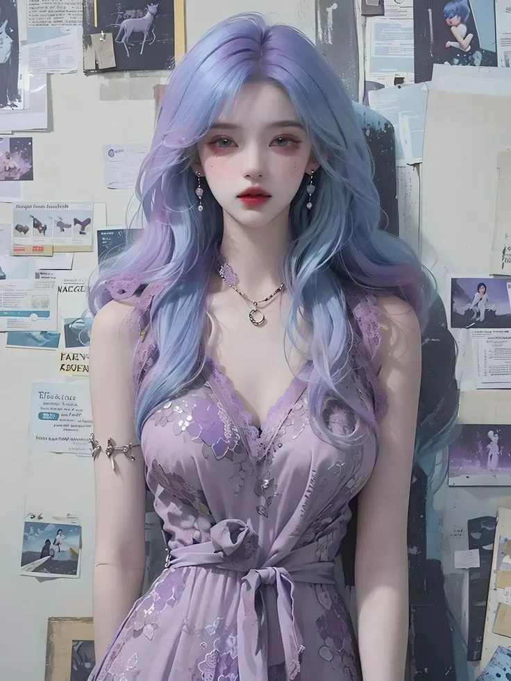 Gái cute anime biểu cảm tự nhiên Gái cute anime biểu cảm tự nhiên