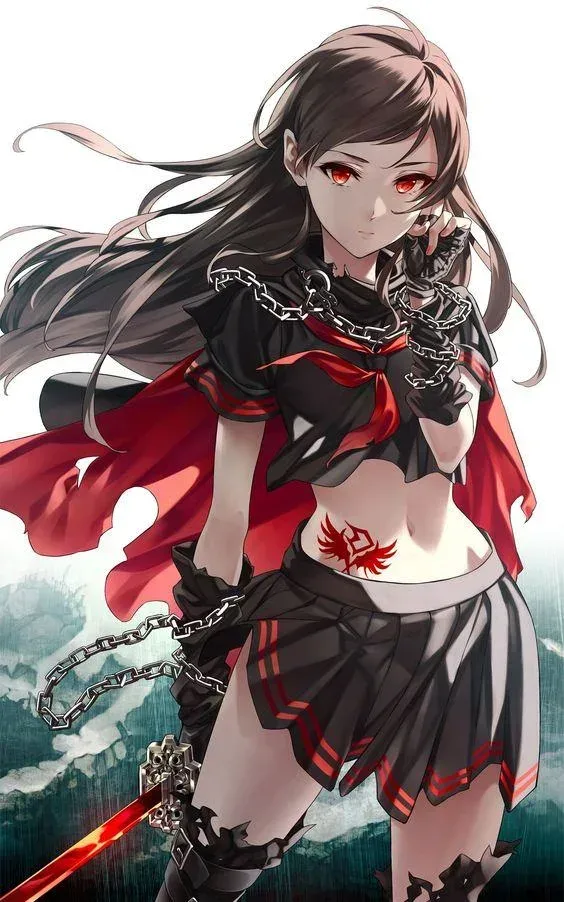 Ảnh gái anime ngầu cuốn hút với ánh mắt đầy sức sống Ảnh gái anime ngầu cuốn hút với ánh mắt đầy sức sống
