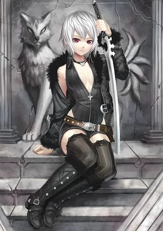 Ảnh gái anime ngầu với ánh mắt đầy mạnh mẽ và quyết đoán Ảnh gái anime ngầu với ánh mắt đầy mạnh mẽ và quyết đoán