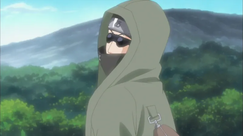 Ảnh Shino Aburame nổi bật qua từng bối cảnh chiến đấu
