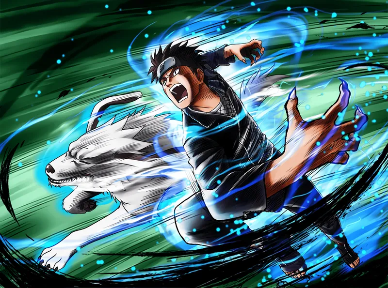 Chiêm ngưỡng phong cách chiến binh của Kiba Inuzuka trong ảnh này Chiêm ngưỡng phong cách chiến binh của Kiba Inuzuka trong ảnh này
