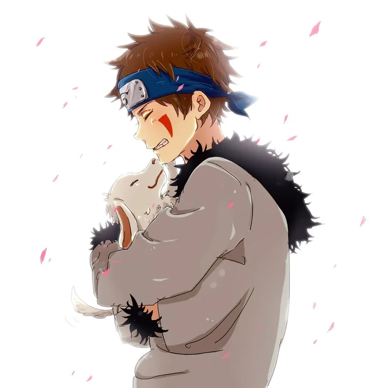Ảnh Kiba Inuzuka với thú cưng Ảnh Kiba Inuzuka với thú cưng