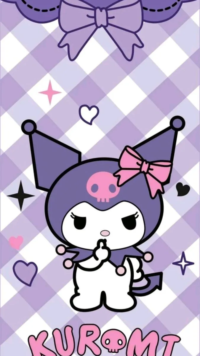 Hình ảnh Kuromi cute, phong cách anime độc đáo và cuốn hút.