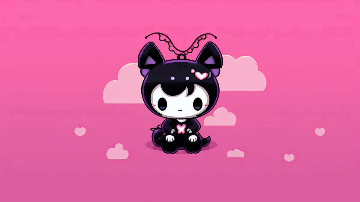Hình ảnh Kuromi anime, biểu tượng của sự phá cách độc đáo.