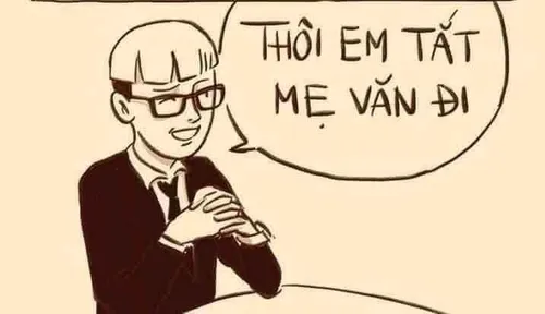 meme từ chối một cách thẳng thừng