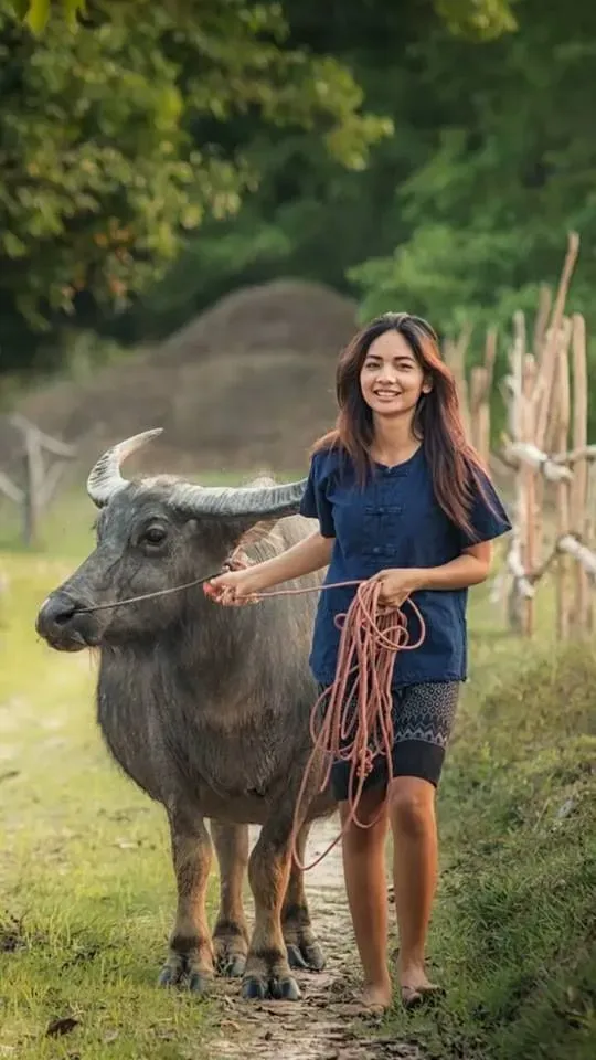 Vẻ đẹp chân phương trong hình ảnh gái quê xinh đẹp Vẻ đẹp chân phương trong hình ảnh gái quê xinh đẹp