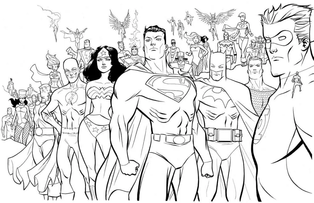 Tranh tô màu Superman giúp trẻ phát triển trí tưởng tượng Tranh tô màu Superman giúp trẻ phát triển trí tưởng tượng