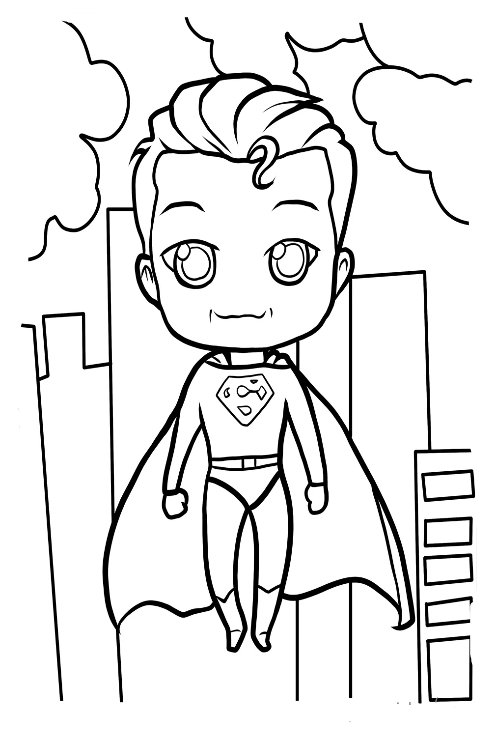 Tranh tô màu Superman giúp trẻ làm quen với màu sắc cơ bản Tranh tô màu Superman giúp trẻ làm quen với màu sắc cơ bản