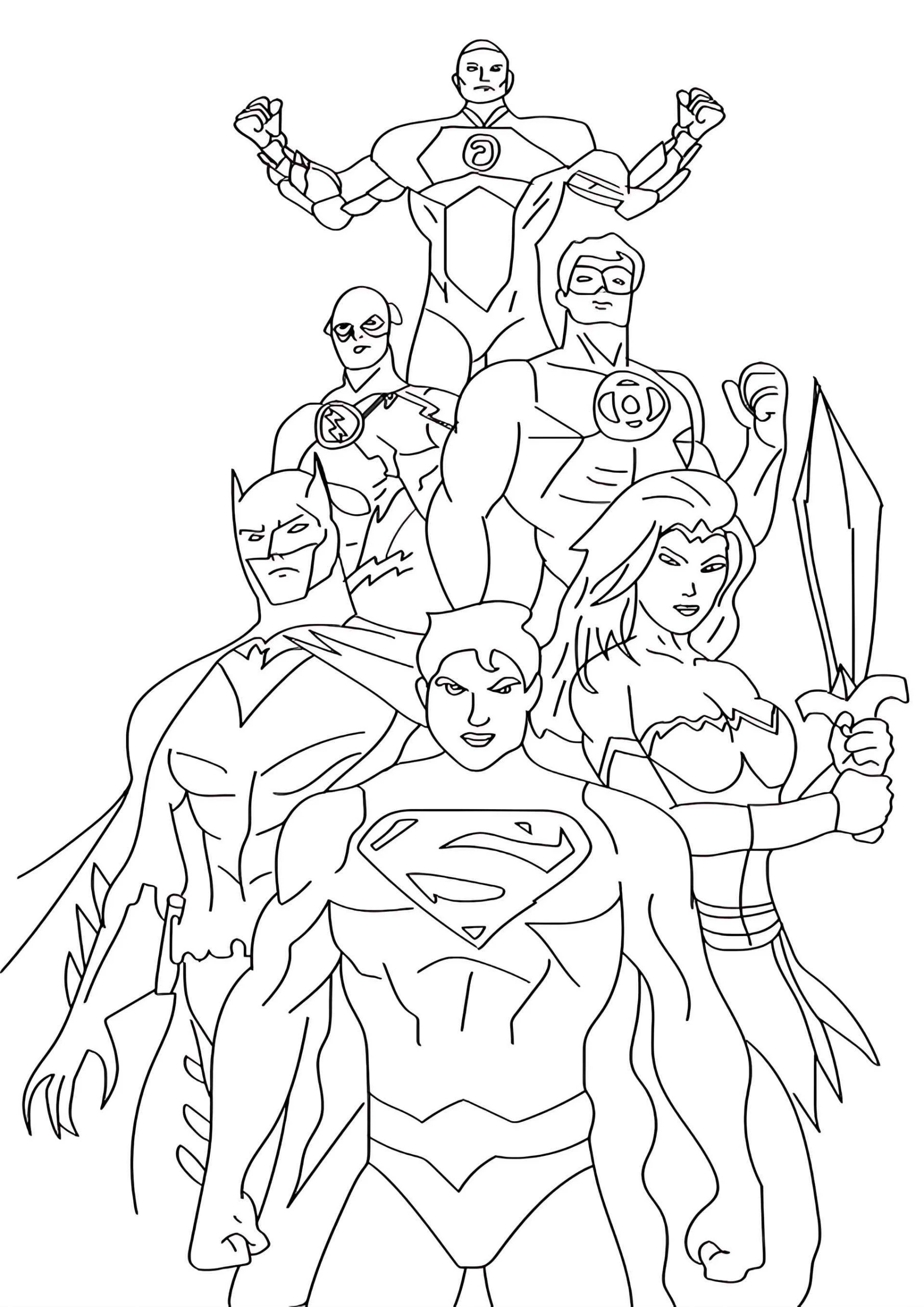 Tranh tô màu Superman phù hợp với mọi lứa tuổi trẻ em Tranh tô màu Superman phù hợp với mọi lứa tuổi trẻ em