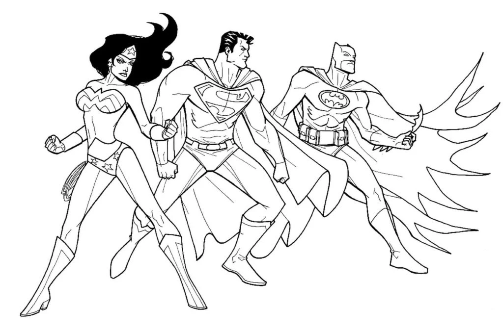 Tranh tô màu Superman hỗ trợ trẻ phát triển kỹ năng quan sát Tranh tô màu Superman hỗ trợ trẻ phát triển kỹ năng quan sát