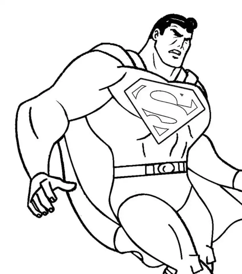 Tranh tô màu Superman giúp trẻ phát triển tư duy logic Tranh tô màu Superman giúp trẻ phát triển tư duy logic