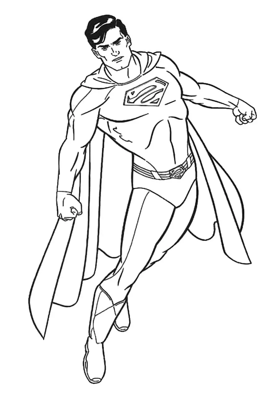 Tranh tô màu Superman mang lại niềm vui học tập sáng tạo Tranh tô màu Superman mang lại niềm vui học tập sáng tạo