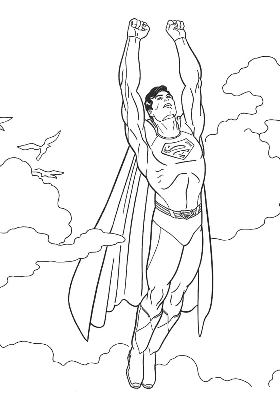 Tranh tô màu Superman hỗ trợ trẻ phát triển kỹ năng sáng tạo Tranh tô màu Superman hỗ trợ trẻ phát triển kỹ năng sáng tạo