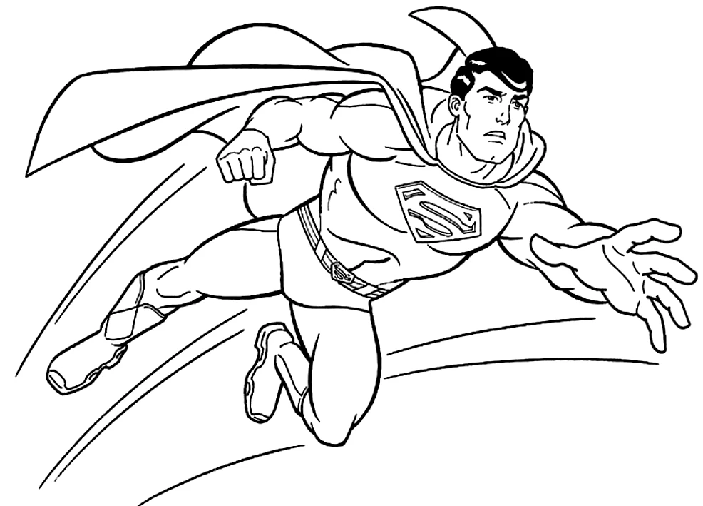 Tranh tô màu Superman dành cho bé mới bắt đầu tập tô Tranh tô màu Superman dành cho bé mới bắt đầu tập tô