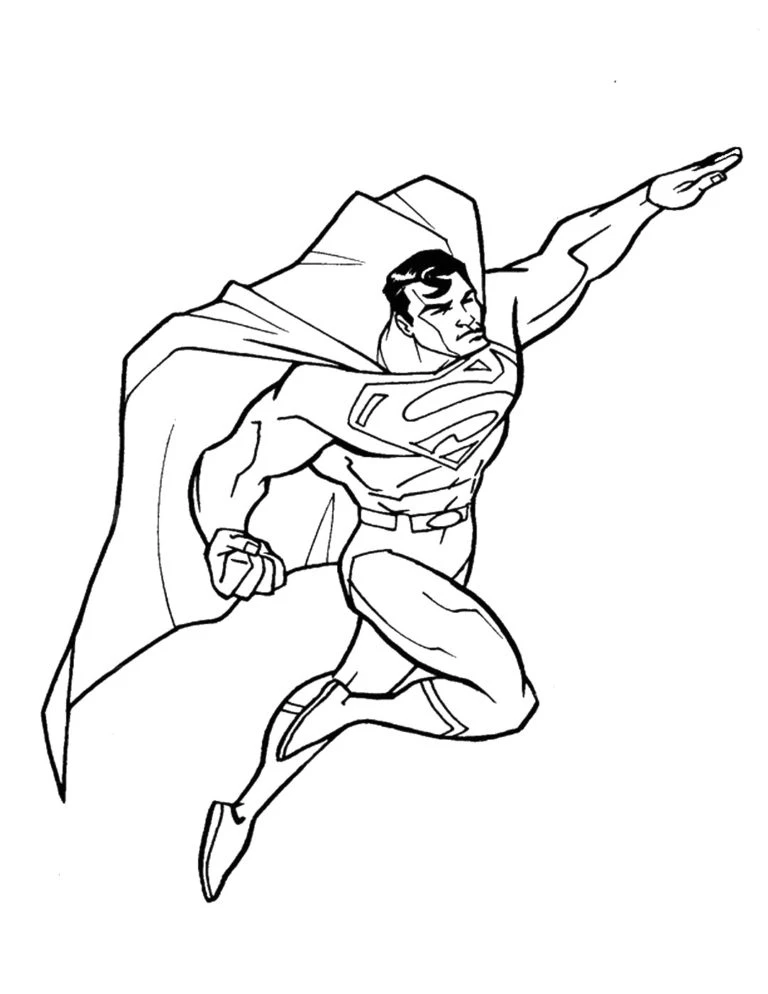 Tranh tô màu Superman giúp trẻ rèn luyện tính kiên nhẫn Tranh tô màu Superman giúp trẻ rèn luyện tính kiên nhẫn