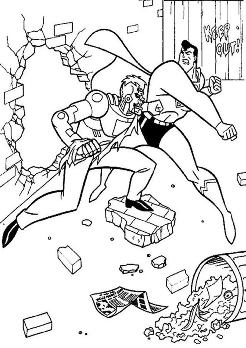 Tranh tô màu Superman giúp trẻ khám phá nhân vật yêu thích Tranh tô màu Superman giúp trẻ khám phá nhân vật yêu thích