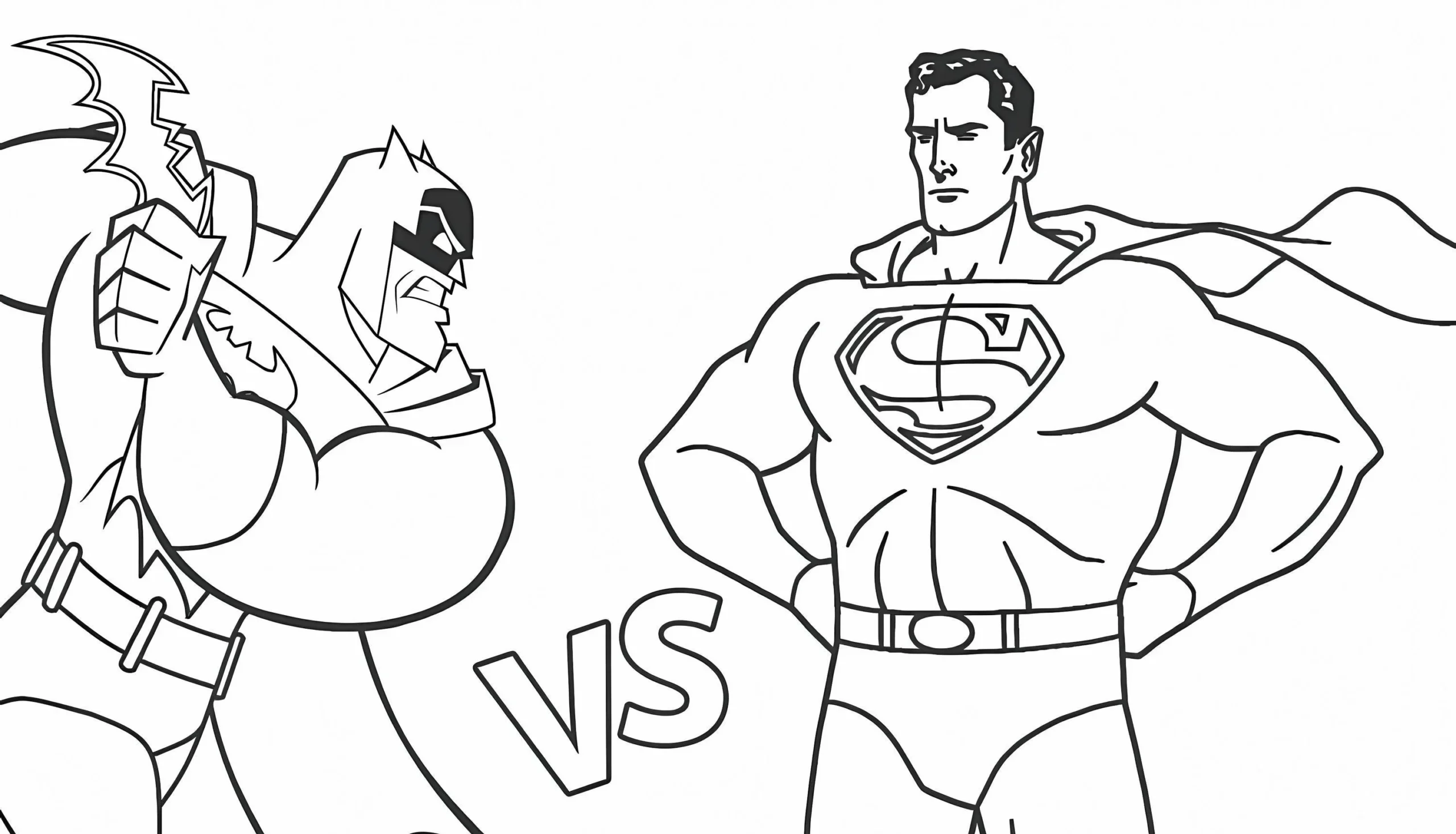 Tranh tô màu Superman giúp bé thư giãn và sáng tạo Tranh tô màu Superman giúp bé thư giãn và sáng tạo