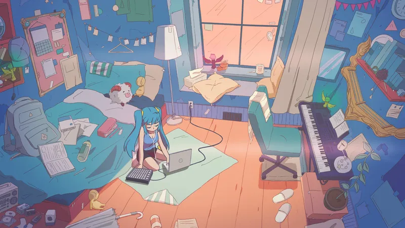 Khám phá nét đẹp nghệ thuật qua avatar anime chill lofi Khám phá nét đẹp nghệ thuật qua avatar anime chill lofi