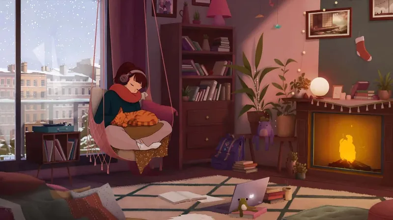 Tìm kiếm sự yên bình qua ảnh avatar anime chill lofi đẹp Tìm kiếm sự yên bình qua ảnh avatar anime chill lofi đẹp
