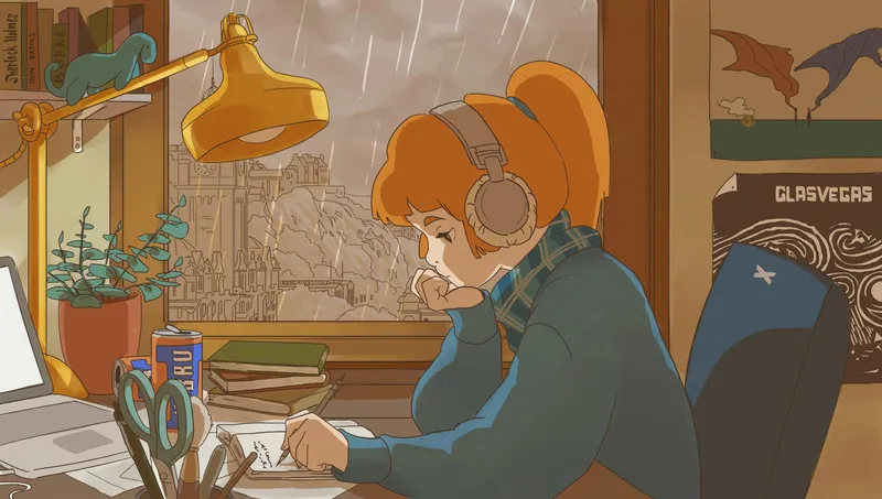 Tỏa sáng phong cách với avatar anime chill lofi cực chất Tỏa sáng phong cách với avatar anime chill lofi cực chất