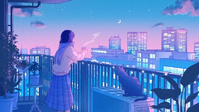 Không gian yên tĩnh hiện lên qua avatar anime chill lofi tinh tế Không gian yên tĩnh hiện lên qua avatar anime chill lofi tinh tế