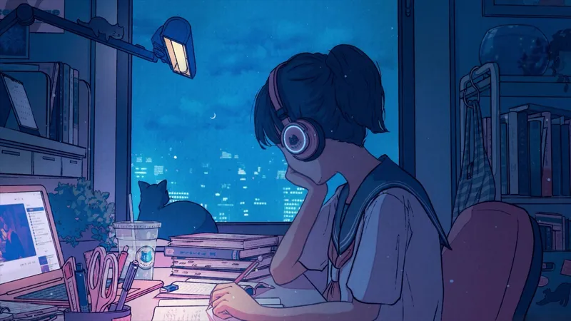 Sống chậm lại với hình ảnh avatar anime chill lofi yên bình Sống chậm lại với hình ảnh avatar anime chill lofi yên bình