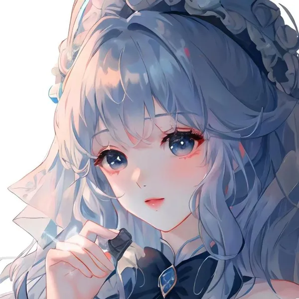 Thể hiện sự sáng tạo với avatar màu xanh dương ngọt ngào.