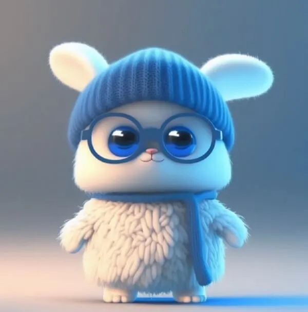 Khám phá sự trẻ trung qua avatar màu xanh dương đầy sáng tạo.