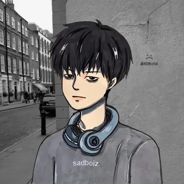 Biểu tượng của sự yên lặng qua avatar sadboiz sắc nét.