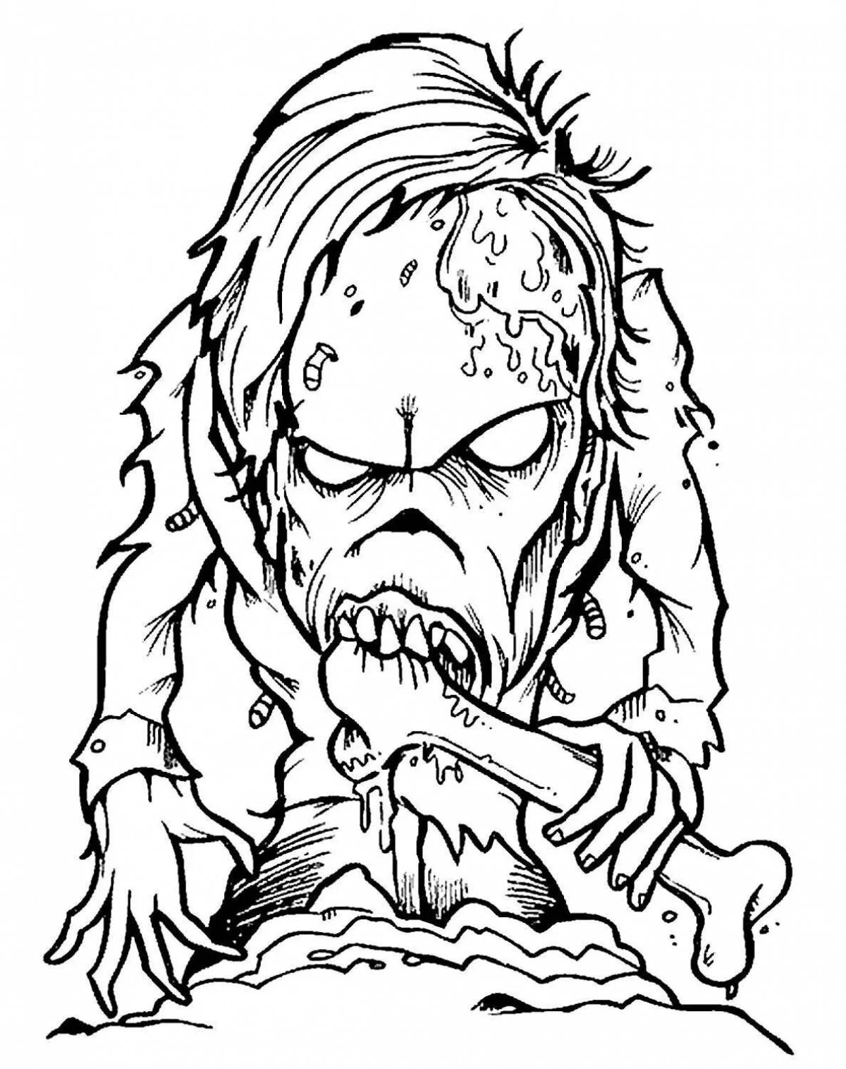 Tranh tô màu Zombie là món quà sáng tạo cho trẻ nhỏ Tranh tô màu Zombie là món quà sáng tạo cho trẻ nhỏ