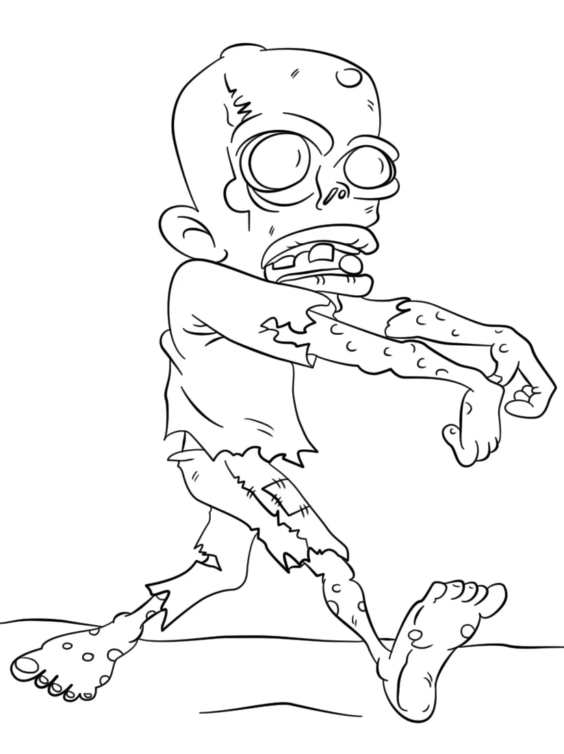Tranh tô màu Zombie phù hợp với mọi lứa tuổi Tranh tô màu Zombie phù hợp với mọi lứa tuổi