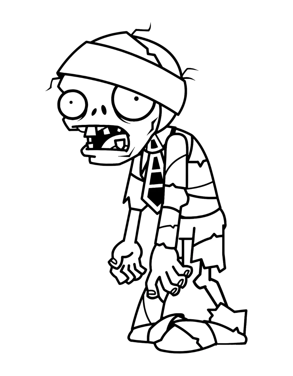 Tranh tô màu Zombie giúp trẻ làm quen với màu sắc Tranh tô màu Zombie giúp trẻ làm quen với màu sắc