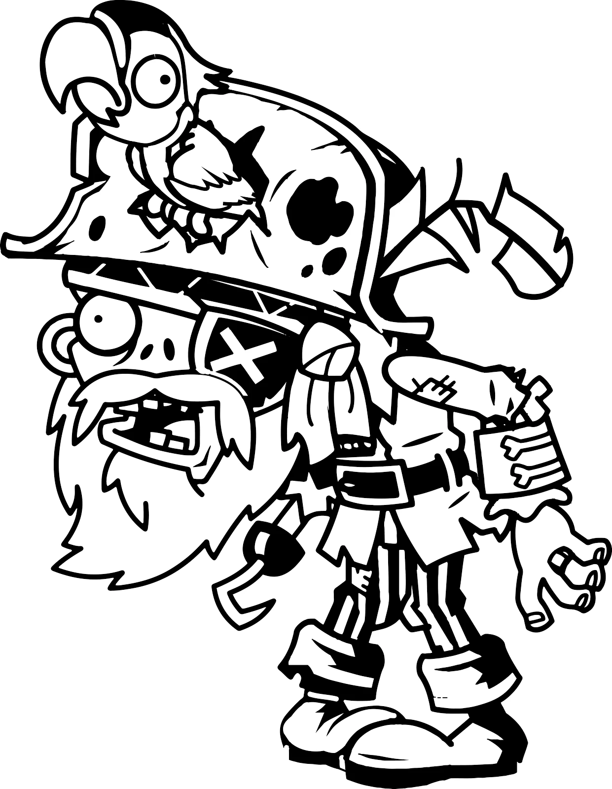 Tranh tô màu Zombie rèn luyện tính kiên nhẫn cho bé Tranh tô màu Zombie rèn luyện tính kiên nhẫn cho bé