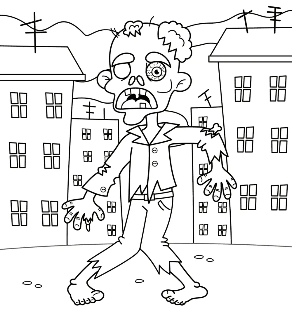 Tranh tô màu Zombie là hoạt động thú vị tại nhà Tranh tô màu Zombie là hoạt động thú vị tại nhà