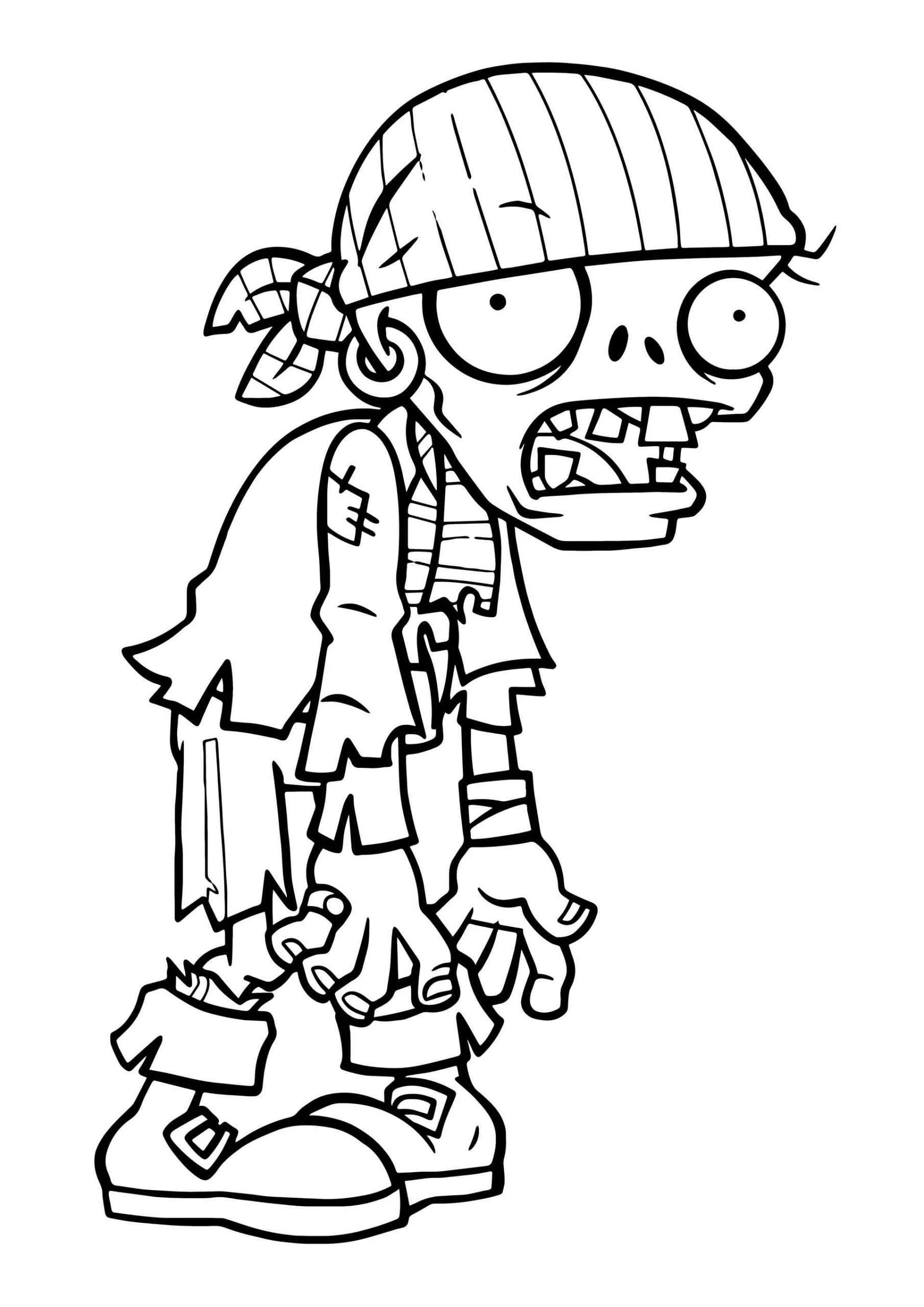 Tranh tô màu Zombie mang lại sự thích thú khi tô màu Tranh tô màu Zombie mang lại sự thích thú khi tô màu
