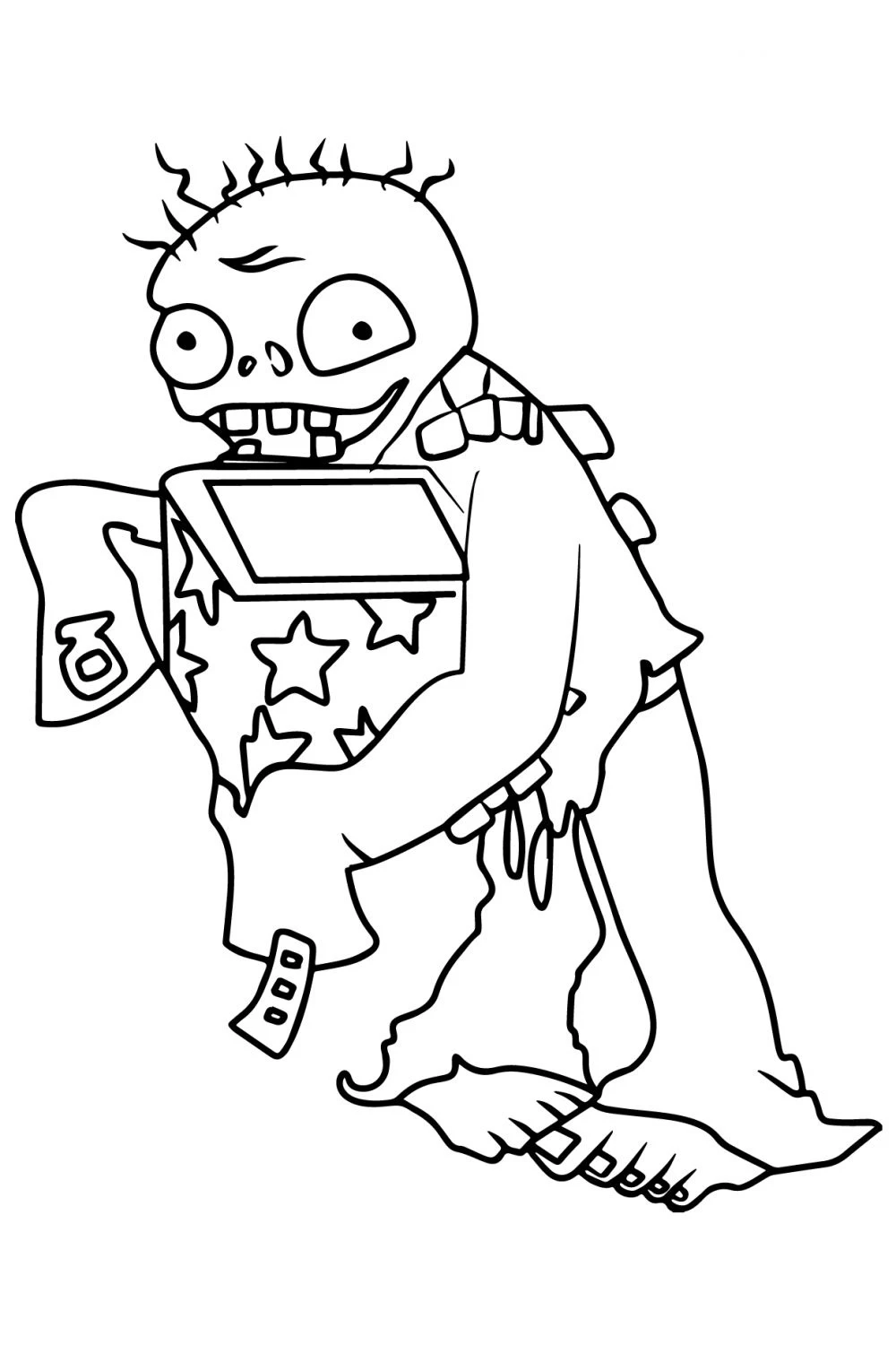 Tranh tô màu Zombie giúp bé rèn luyện khả năng phối màu Tranh tô màu Zombie giúp bé rèn luyện khả năng phối màu