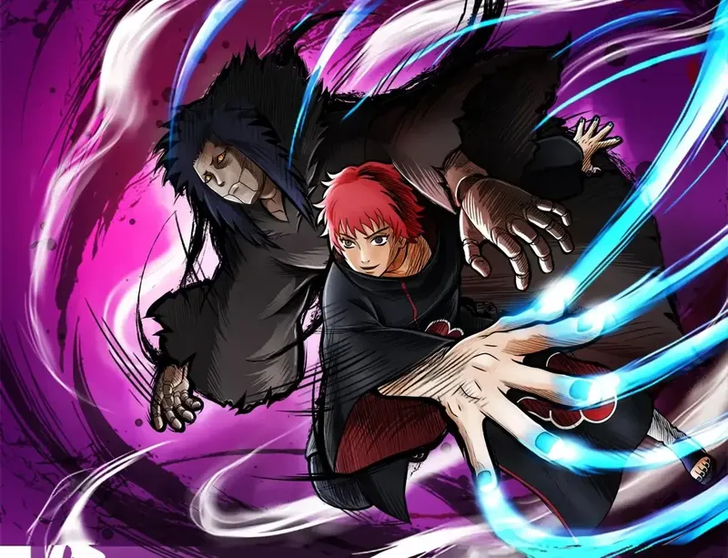 Sasori với phong thái đậm chất Akatsuki, lôi cuốn và lạnh lùng